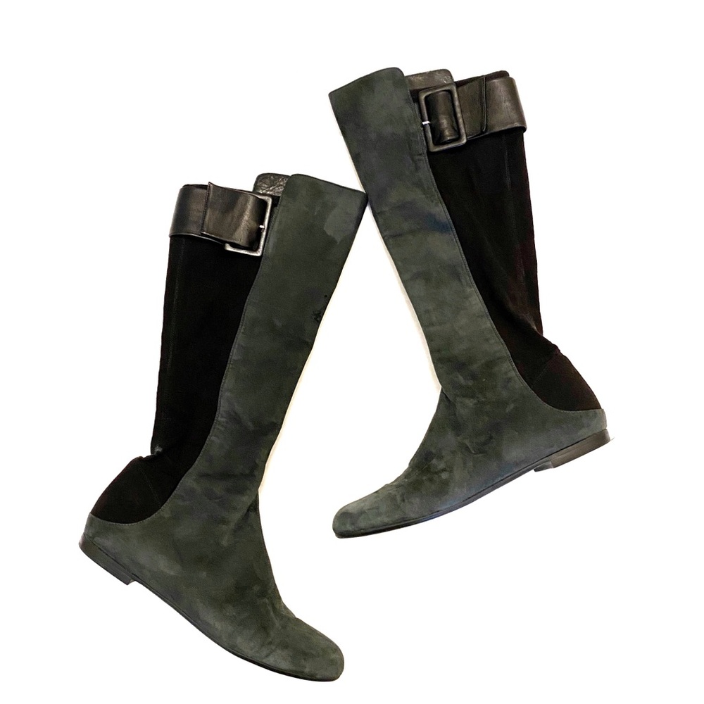 Giuseppe Zanotti Gray Riding Boots Size 39/8